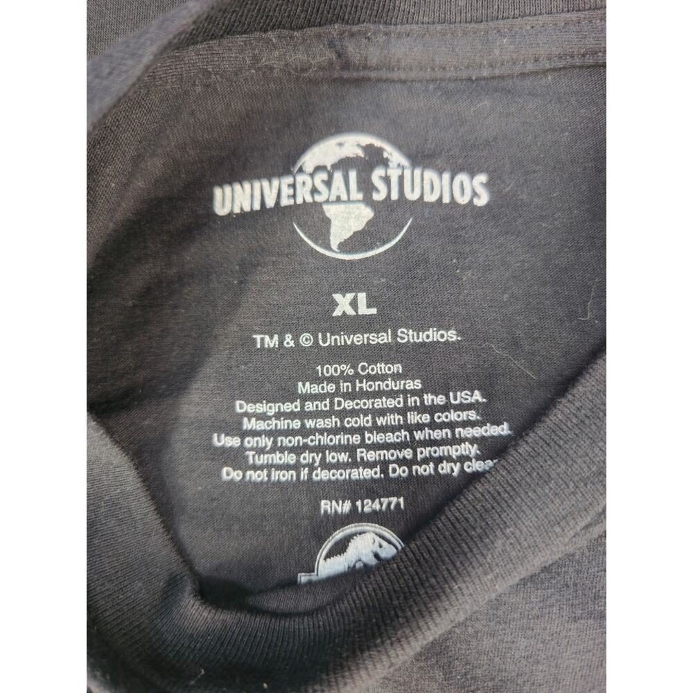 Jurassic Park Send More Tourists T-Shirt Men's XL Black Graphic Tee Cotton - Picture 5 of 5